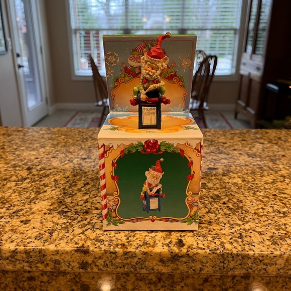 Enesco 1992 Sandi Zimnicki Ollie Mailbox Elf Vintage Village Figure in Box - Picture 1 of 9